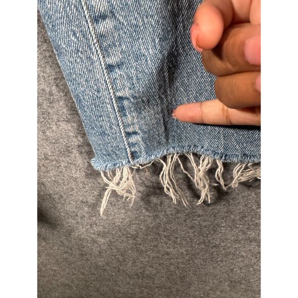 Madewell Jeans Women 24 Blue Medium Wash The PErfect Vintage Distressed Denim - Picture 2 of 10